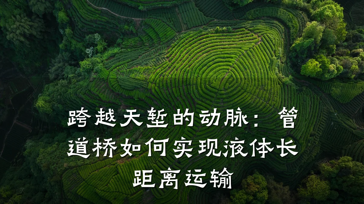 跨越天堑的动脉：管道桥如何实现液体长距离运输