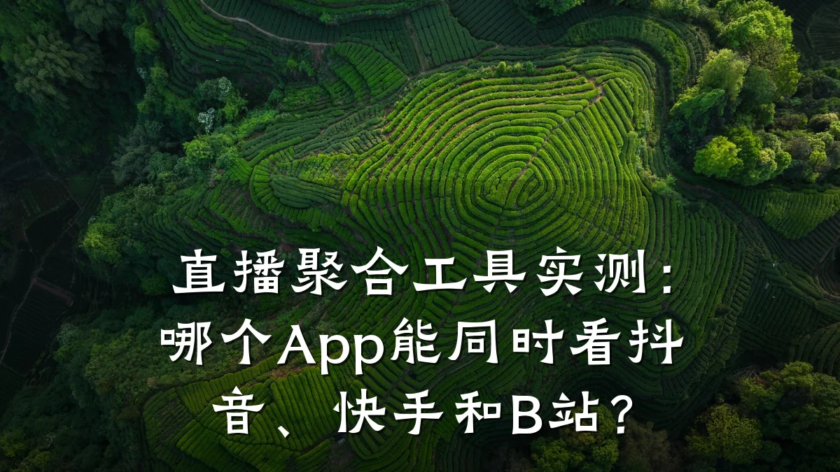 直播聚合工具实测：哪个App能同时看抖音、快手和B站？