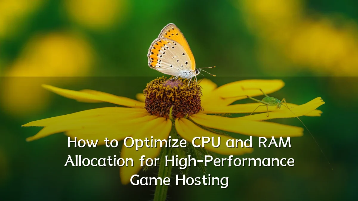 How to Optimize CPU and RAM Allocation for High-Performance Game Hosting