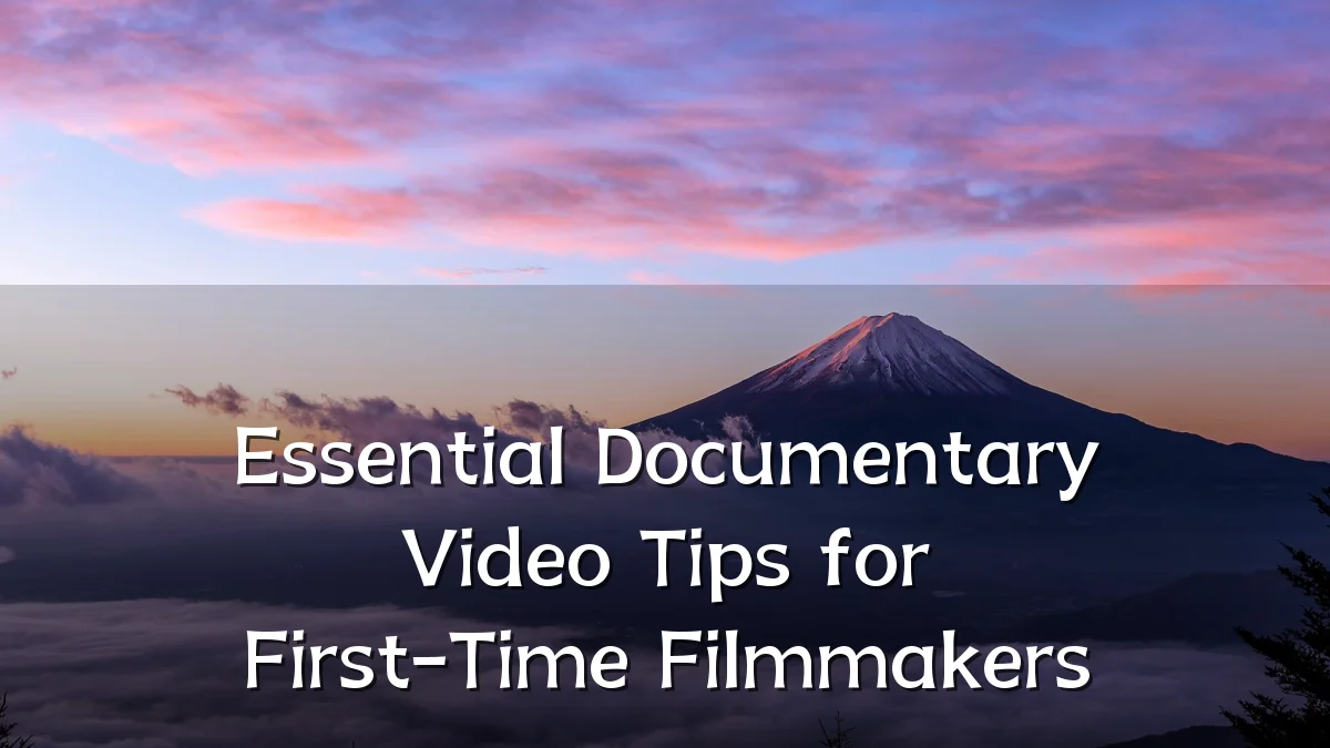 Essential Documentary Video Tips for First-Time Filmmakers