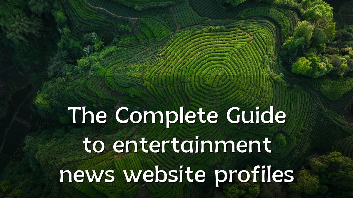 The Complete Guide to entertainment news website profiles