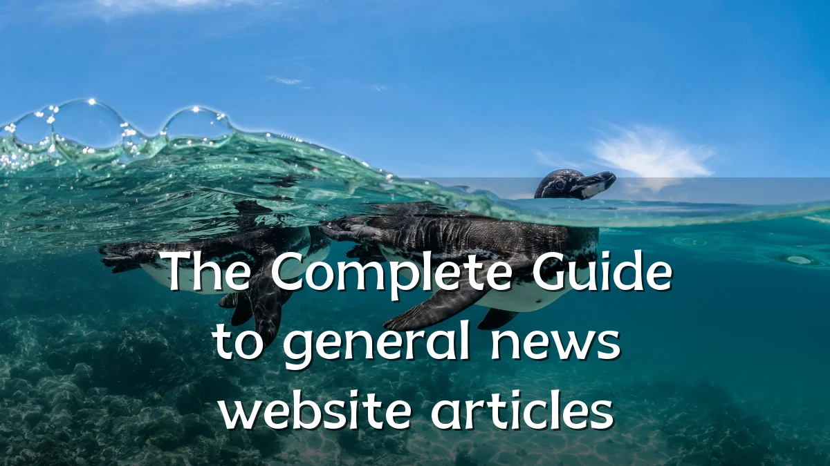The Complete Guide to general news website articles