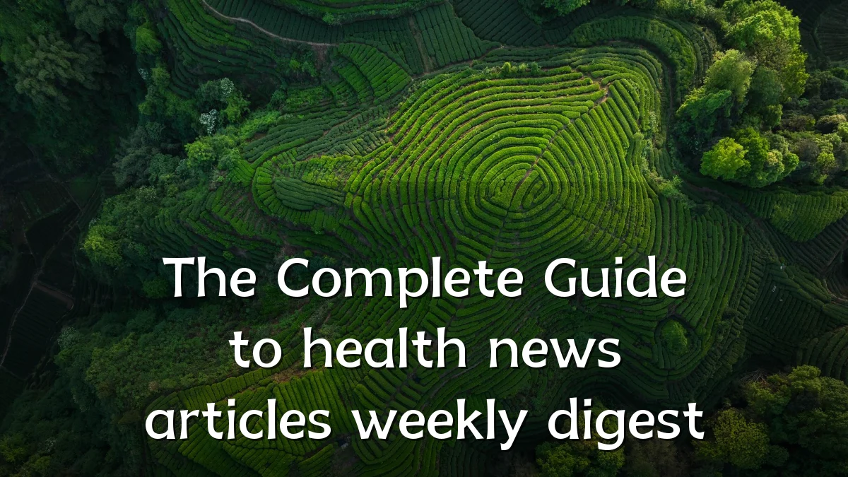 The Complete Guide to health news articles weekly digest