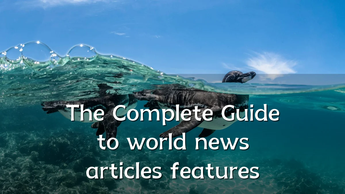 The Complete Guide to world news articles features