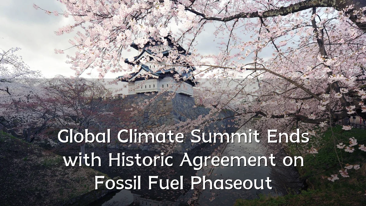 Global Climate Summit Ends with Historic Agreement on Fossil Fuel Phaseout