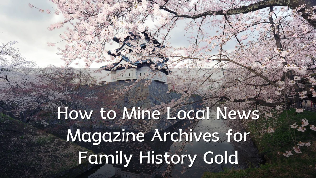 How to Mine Local News Magazine Archives for Family History Gold