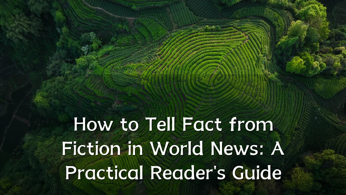 How to Tell Fact from Fiction in World News: A Practical Reader's Guide