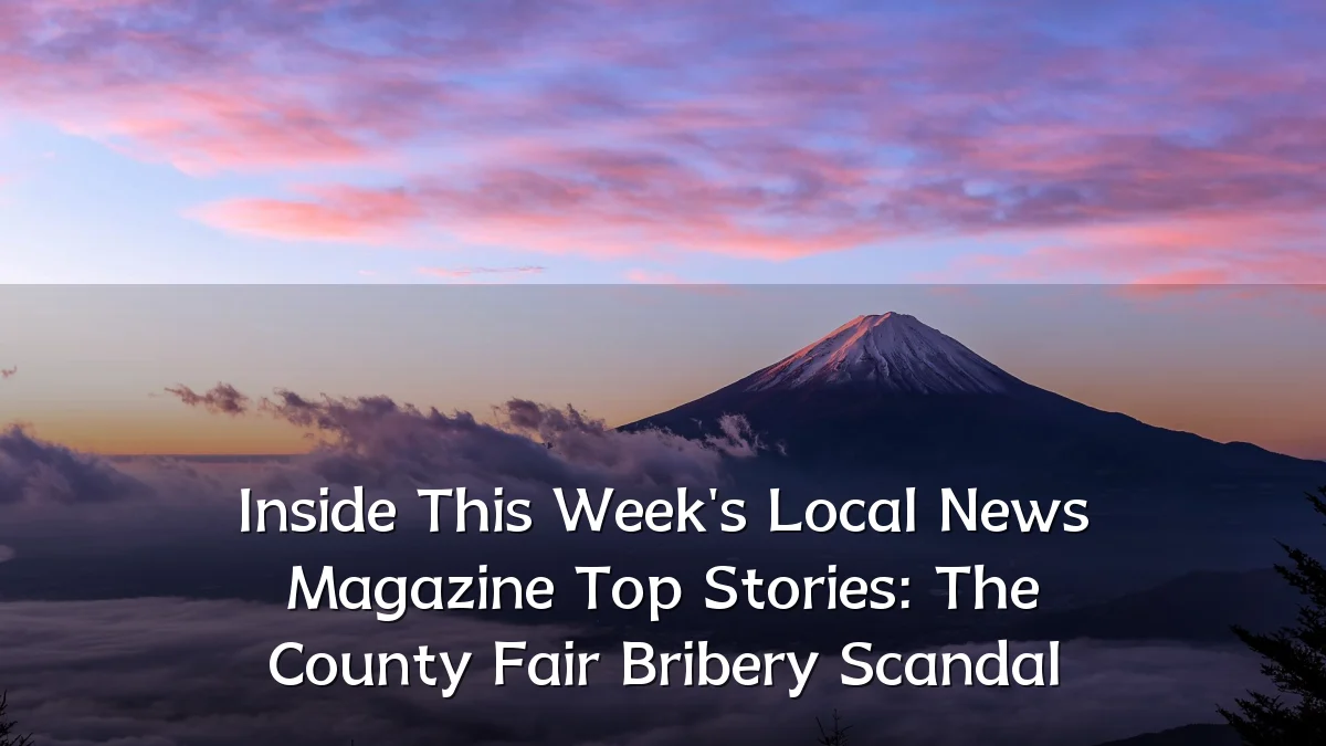 Inside This Week's Local News Magazine Top Stories: The County Fair Bribery Scandal