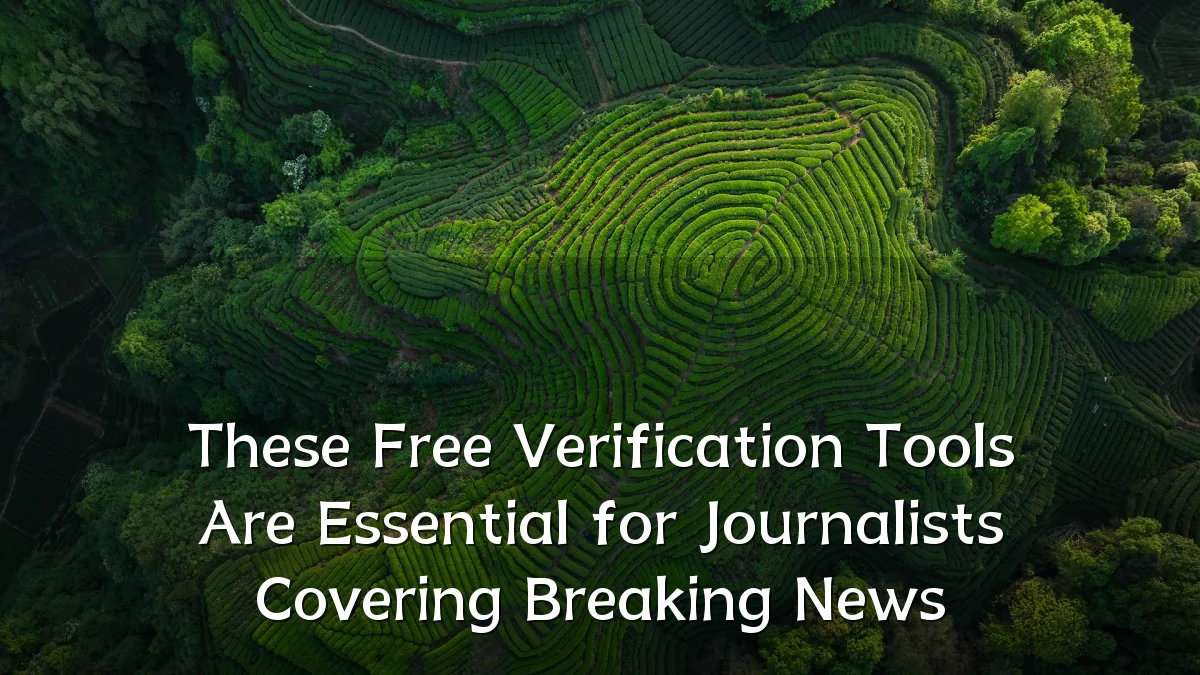 These Free Verification Tools Are Essential for Journalists Covering Breaking News