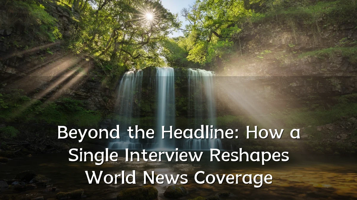 Beyond the Headline: How a Single Interview Reshapes World News Coverage