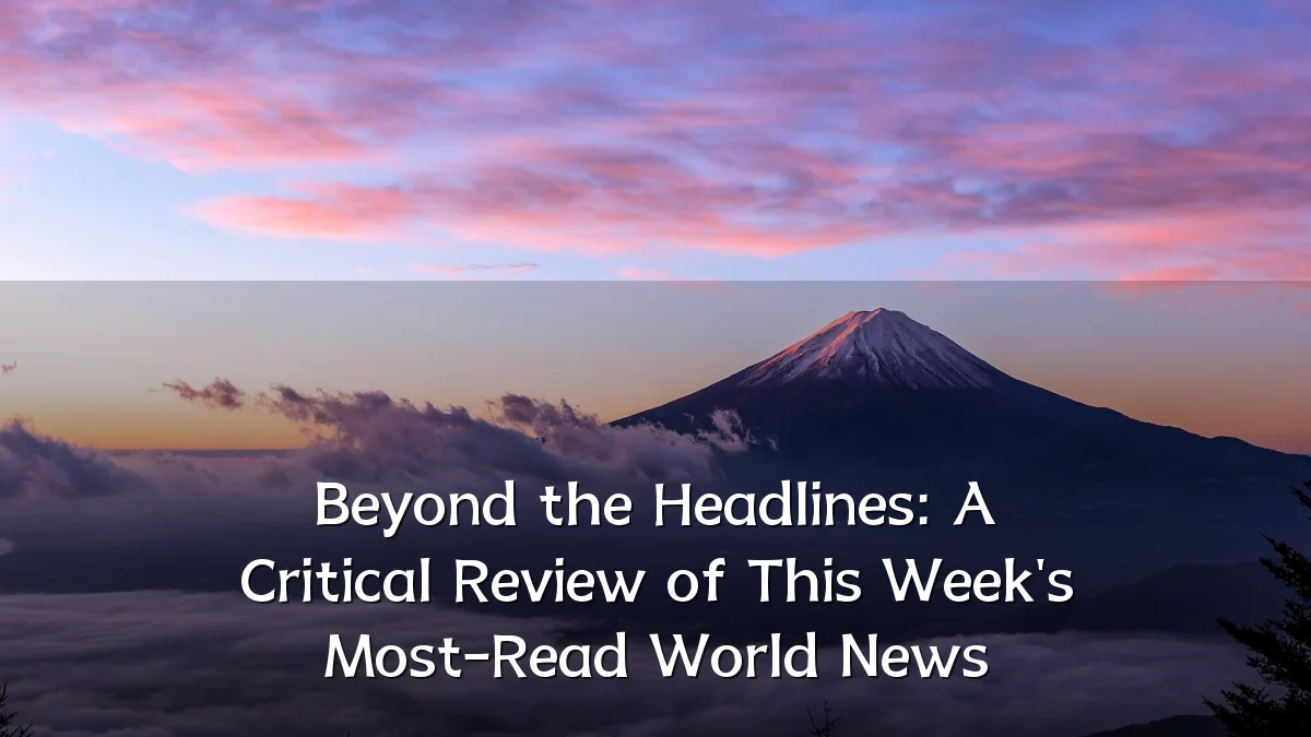Beyond the Headlines: A Critical Review of This Week's Most-Read World News