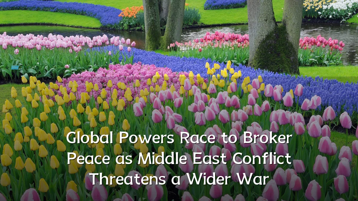 Global Powers Race to Broker Peace as Middle East Conflict Threatens a Wider War