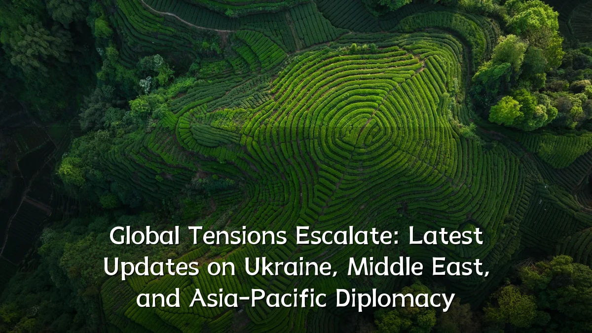 Global Tensions Escalate: Latest Updates on Ukraine, Middle East, and Asia-Pacific Diplomacy