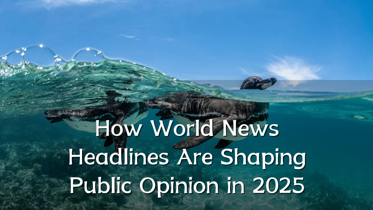 How World News Headlines Are Shaping Public Opinion in 2025