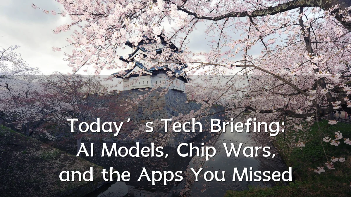 Today’s Tech Briefing: AI Models, Chip Wars, and the Apps You Missed
