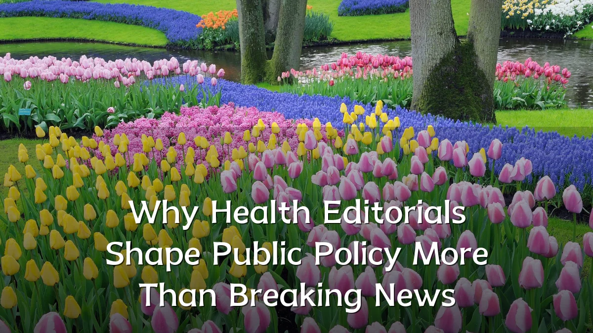 Why Health Editorials Shape Public Policy More Than Breaking News