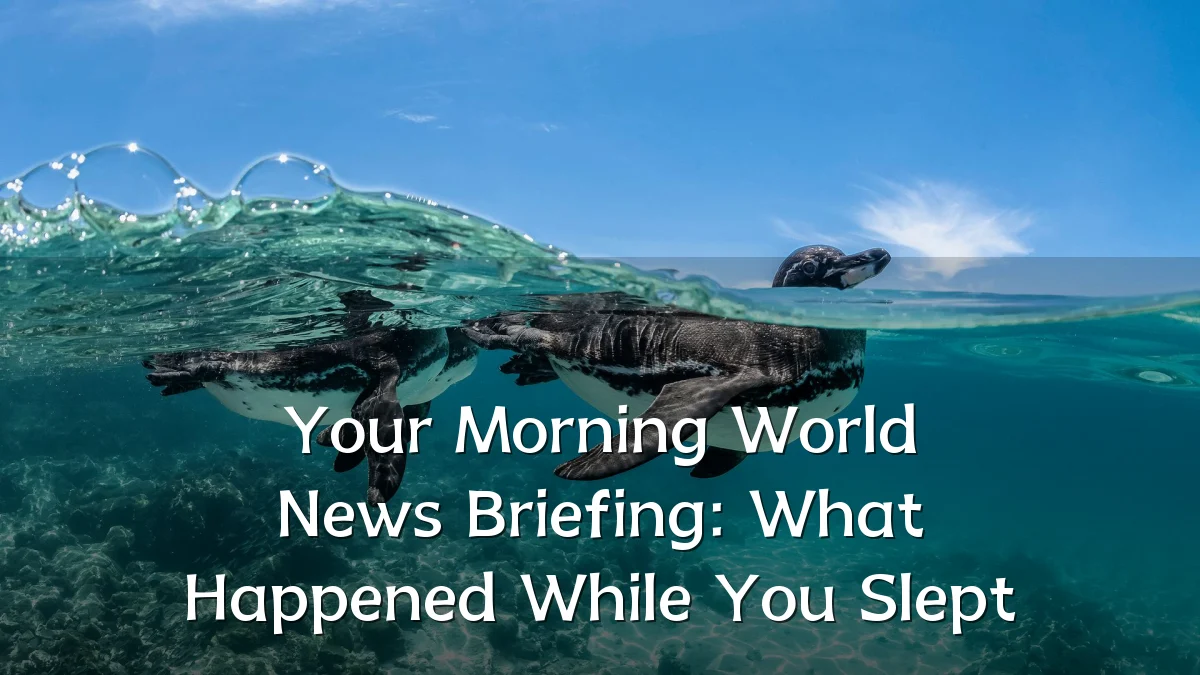 Your Morning World News Briefing: What Happened While You Slept